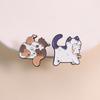 Cartoon Mom Cat Enamel Pins Kawaii Sleeping Kittens Animal Brooches Lapel Badge Mother's Day Jewelry Gifts For Friends Mother