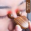Terracotta Natural Solid Wood Scalp Facial Meridian Massage Gua Sha Comb