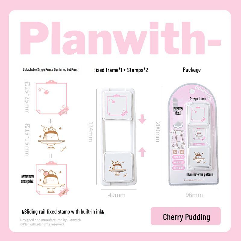 Rosy Posy Multi-Block Rotatable Detachable Stamp for Journaling