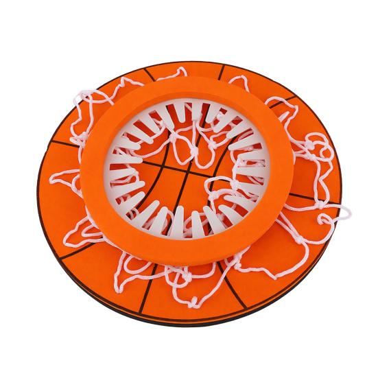 

Подвесное баскетбольное кольцо для помещений на потолок, развивающая мини-баскетбольная игра, детская/взрослая игрушка для снятия стресса, баскетбольная корзина с мягким мячом B