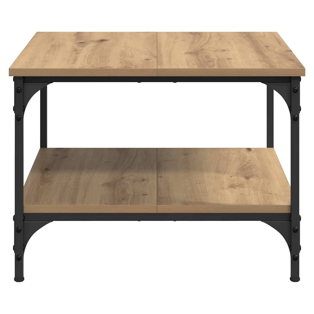 Artisan Oak Coffee Table 55 X 55 X 40 Cm Particleboard