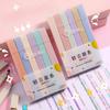 Kawai Stationery Morandi Color Soft Head Highlighter Light Fluorescent Marker Pen Student Marker Set Office School Supplies