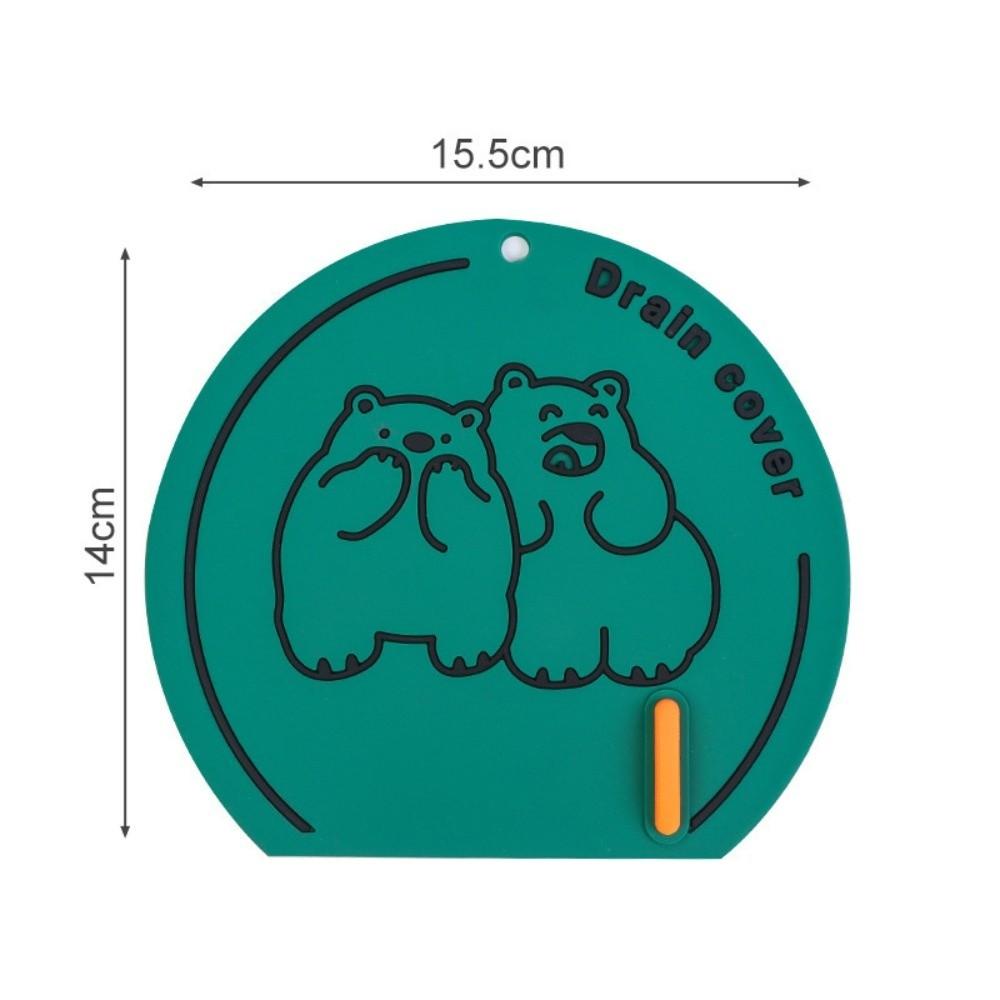 Anti Odor Sewer Floor Drain Cover Silicone Kitchen Drain Covers Reusable Deodorant Cover  Kitchen