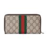 Gucci Ophidia Logo Classic Canvas And Leather Wallet Women wallet Beige Dark-Brown 838484-FAE0L-9746