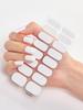 Sell Fast Gel Nail Stickers Soild Nail Gel Wraps Pure Long Lasting