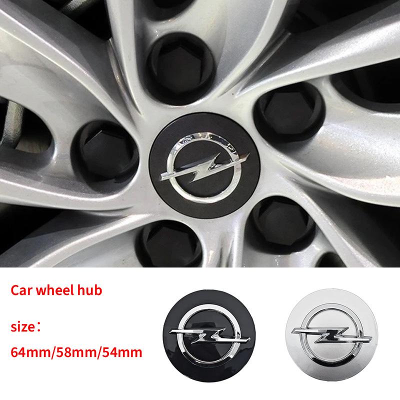 4 buc 54/58/64mm Capac butuc roată auto, emblema capac centru butuc roată Pentru Opel Astra H G J Insignia Mokka Zafira Corsa Vectra C D