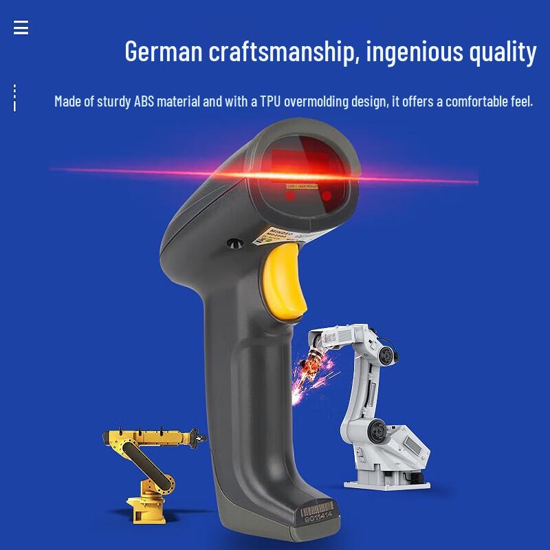 Mindeo MD2000 1D Wired Laser Barcode Scanner