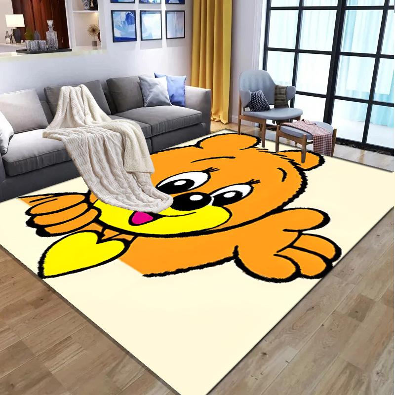 Bamse Pattern Rug, Indoor/Outdoor Mat, for Picnic, Gameroom, Bedroom, Office, Living Room, Home Decor Carpet, Birthday Gift