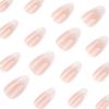 Hot-selling gradual change wearing nail French white simple manicure almond-shaped false nail wearing nail piece