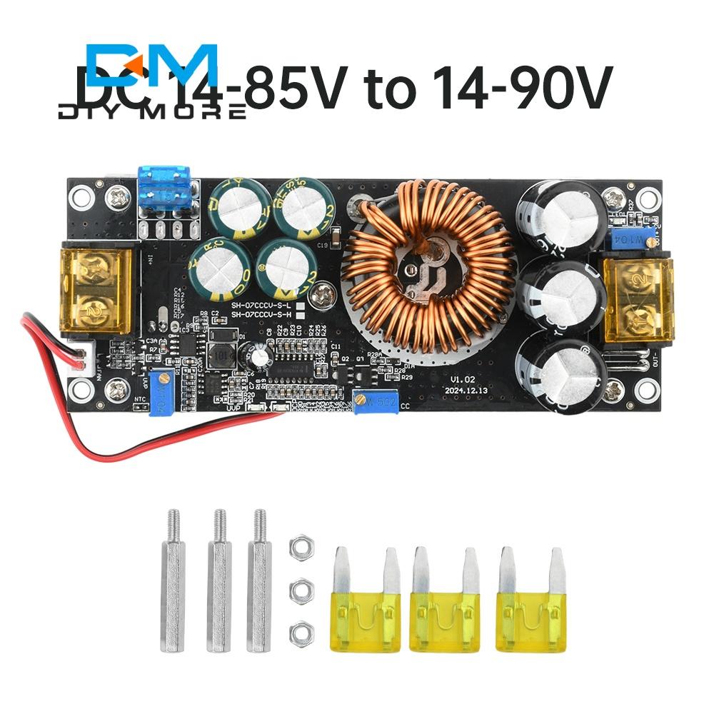 1200W 20A DC-DC Boost Converter Step Up Power Supply Module DC 14-60V/85V To 14-90V/120V Adjustable Voltage Charger