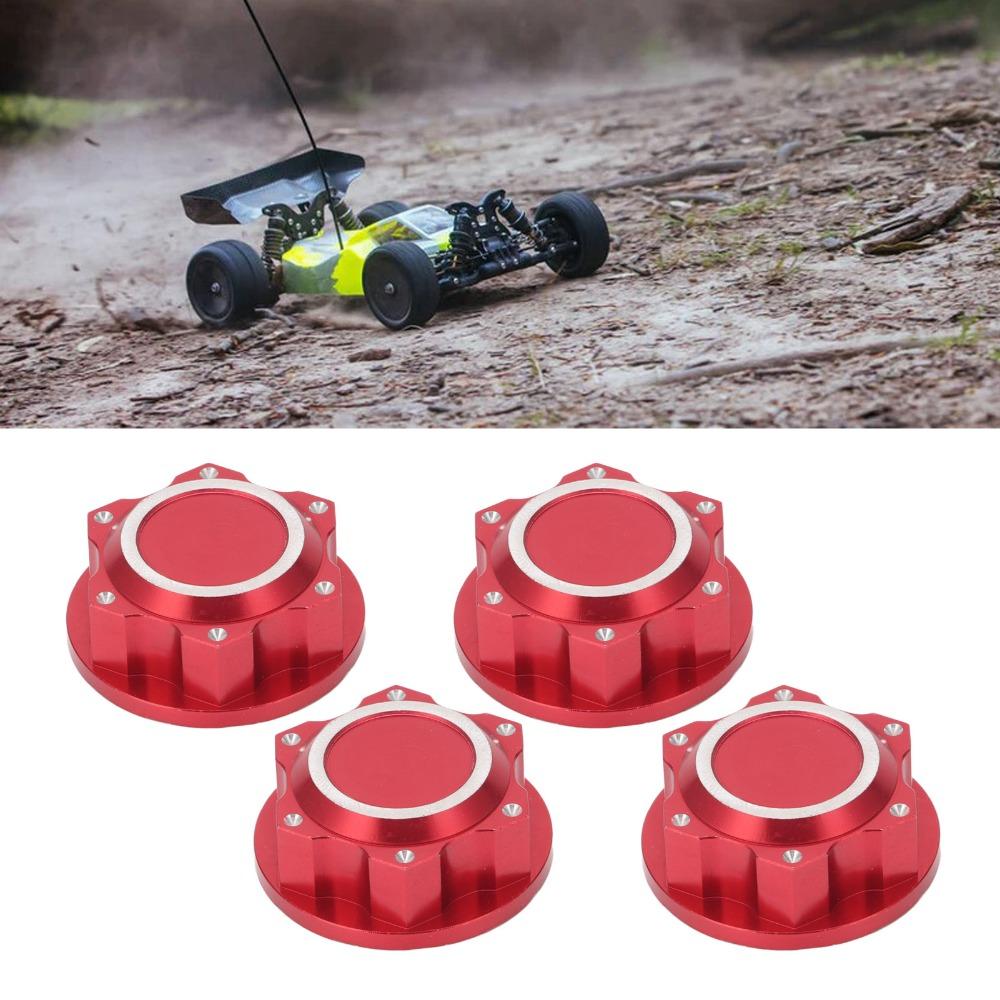 4Pcs 24mm RC Wheel Nuts Aluminum Alloy Hex Wheel Nuts for ARRMA 1/5 Kraton 8S RC Car For RC Crawler