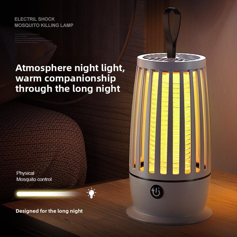 Mückenvernichter Lampe USB Wiederaufladbar Innen Außen Mit Elektrischem Schlag Für Camping Und Heimgebrauch