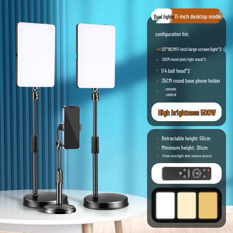 800W LED Soft Light Panel for Photography & Beauty Live Streams