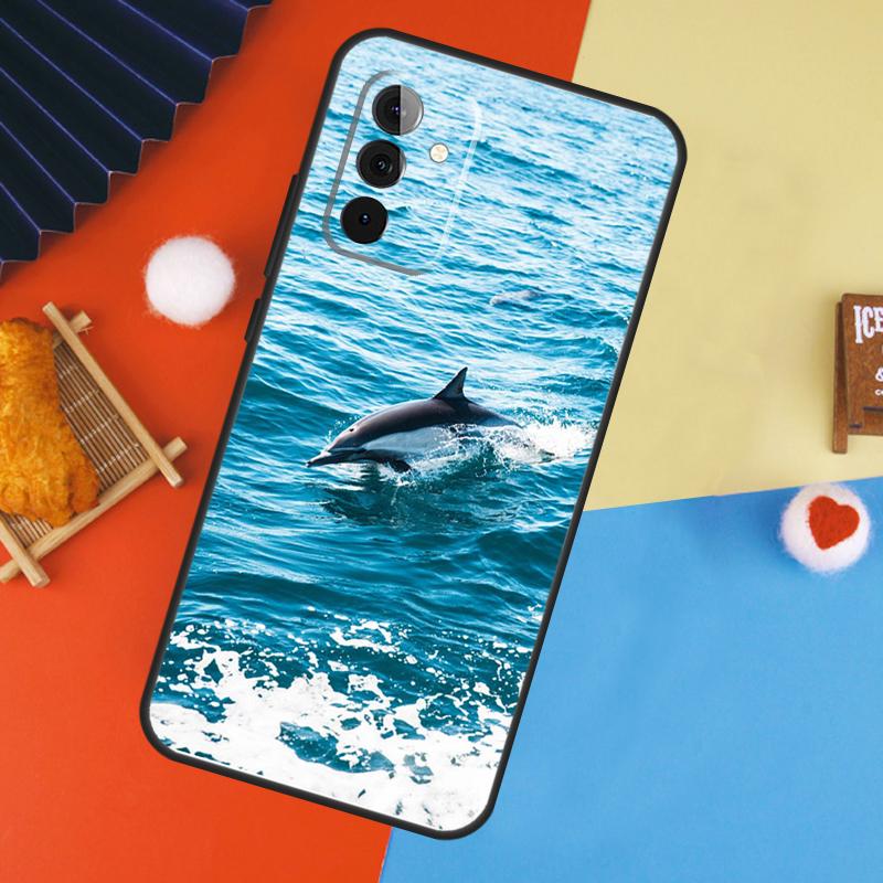 Dolphin Case For Samsung Galaxy A54 A34 A14 A55 A35 A33 A53 A13 A23 A17 A06 A16 A56 A36 A52 A32 A15