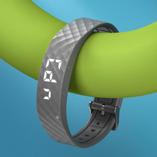 Вібраційний Будильник Годинник Для Глибоко Сплячих Тихе Пробудження Розумний Браслет Чоловіки Жінки Регульований Носимий Вібраційний Ремінець на Зап'ястя