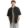 Converse Summer Fun Collection Shirts Men's Black Polo Collar Moderate Workwear 10026433-A01