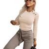 Women S Elegant Short Sleeve Solid T Shirt For Commuting