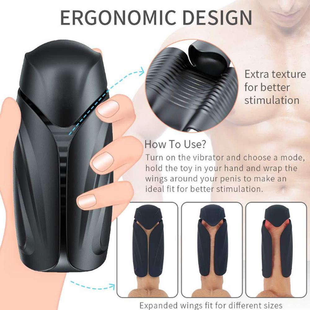 Powerful Vibrator Glans Massager Penis Stimulation Penis Delay Trainer Male Masturbator Sex Machine Sex Toys for Men Adults