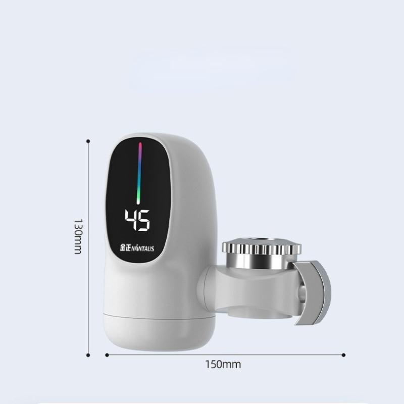 Inget behov av att installera elektriska värmeblandare i badrummet Köket Varmt och kallt dubbelfunktionskran Omedelbar tre sekunders snabb varmvattenkran