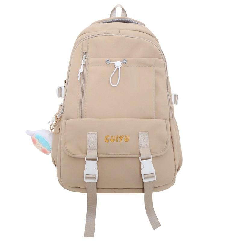 Girls Backpack 20l Nylon School Bag With Large Capacity For Daily Use