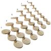 Yousheng 1 Set Hamster Ladder High Stability Detachable Solid Climbing Stairs Birds Parrot Exercise Perches Stand for Home Use