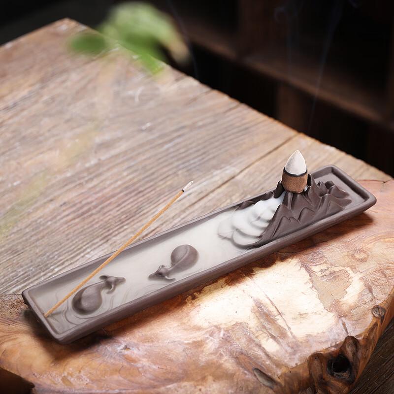 Shangqi Zisha Cloud Sea Backflow Incense Burner