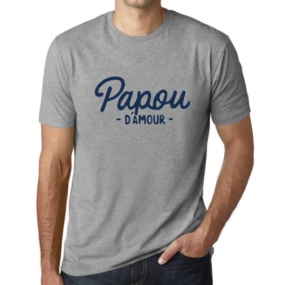 Ultrabasic T-shirt Homme Graphique Papou DAmour Marine Lettre