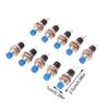 10Pcs Pbs-110 7Mm Momentary Push Button Switch Press The Reset Switch Momentary On Off Push Button Micro Switches