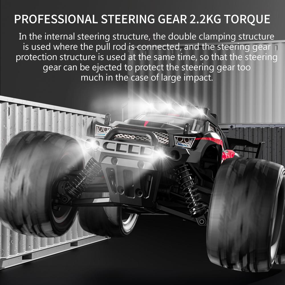 1:16 4WD RC Car Off Road 40KM/H Professional 2.4G High Speed Racing With LED Light Remote Control Cars Drift Monster Truck
