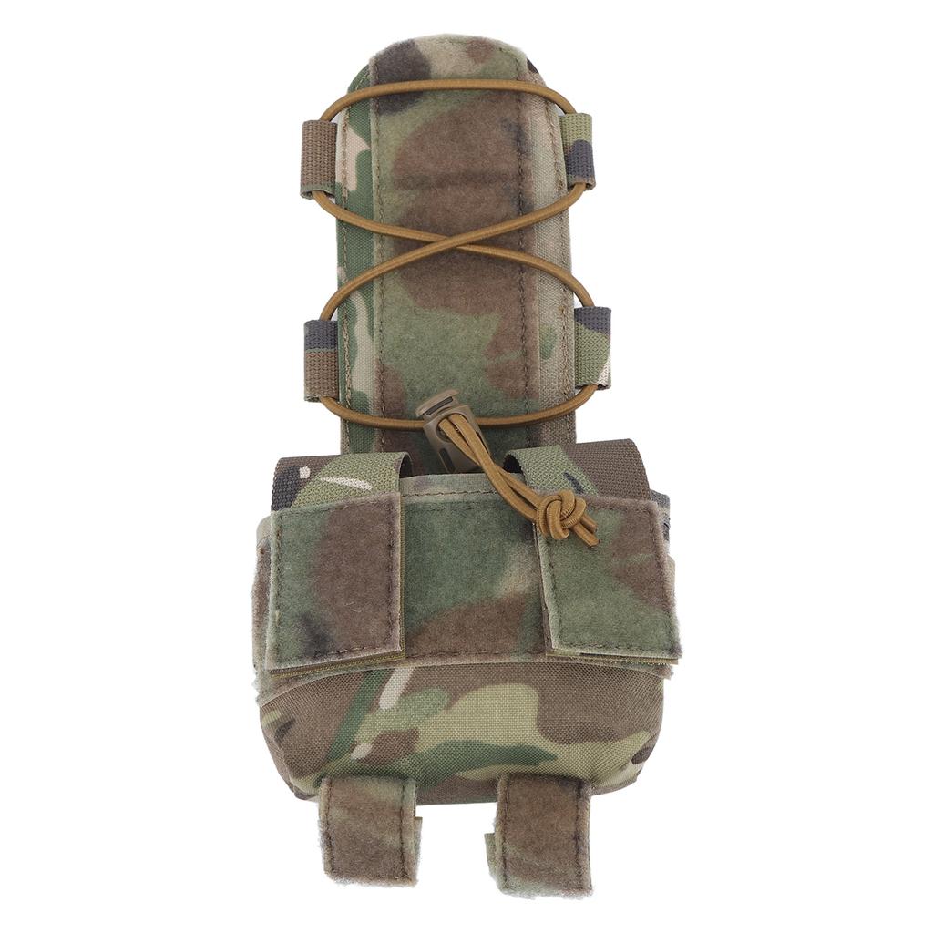 Helmet Battery Pouch for MK2 Kaudura Helmet Battery Pack Storage Bag Accessory with Hook and Loop for Shooting Cycling