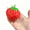 Simulation Strawberry Crunchy Stress Ball Pinching Toy Reduce Stress Slow Rebound Soft Fruit Shape Pinch Toy Sensory Toy Gifts