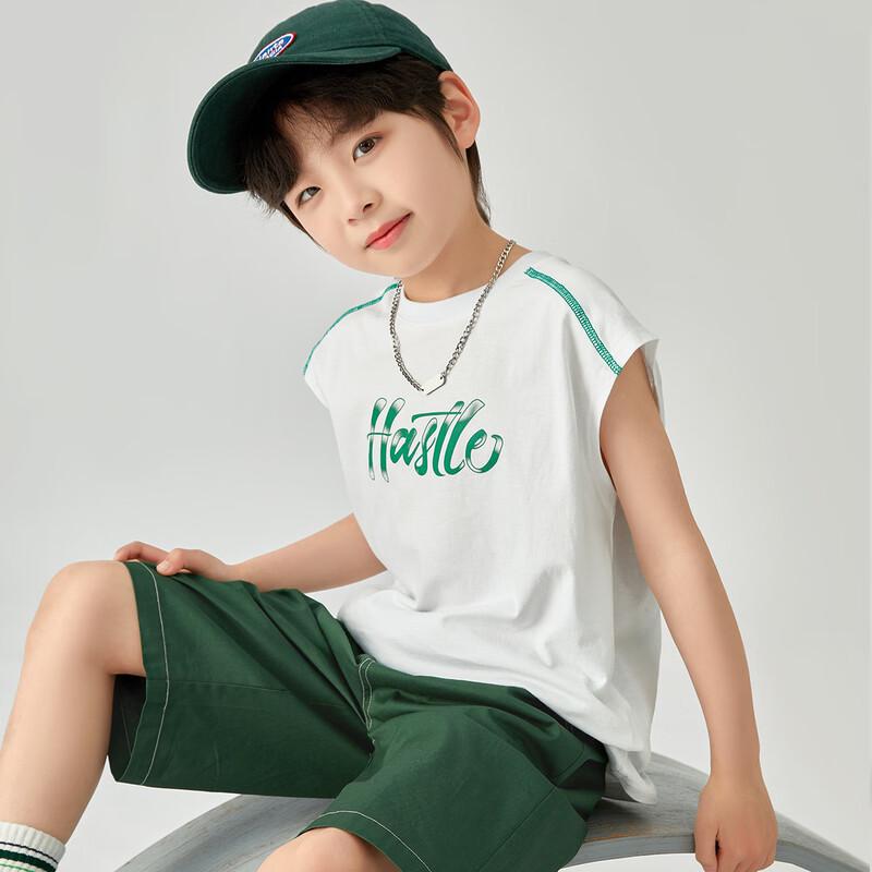 Boys  Cotton Casual Vest & Shorts Set 160