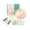 Montessori-Lernmittel für Kinder, Seilwickel-Grafiken, Früherziehung, Puzzle-Entwicklung, Geometrische Kreativität, Holz-Fädel-Nagelbrett