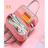 Big Capacity Canvas Storage Pouch Pen Pencil Case Stationery Bag Holder for School Office