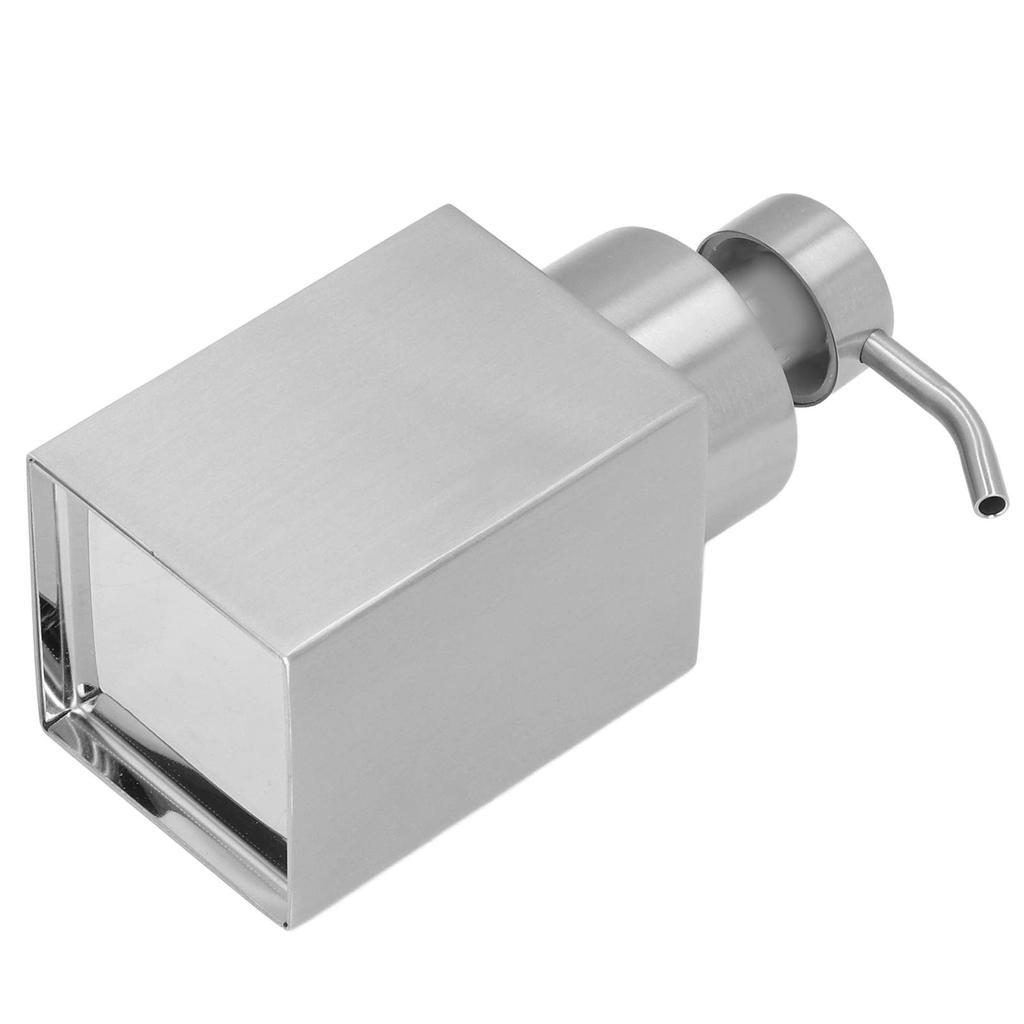 Ongwan Foaming Soap Dispenser, 304 Stainless Steel, Standing Soap Dispenser, Shower Gel Dispenser with PP Pump Head, for Bathroom, Kitchen, and Decora