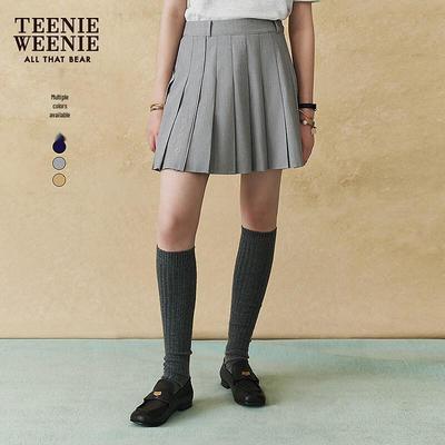 Women's College Style Pleated Mini Skirt