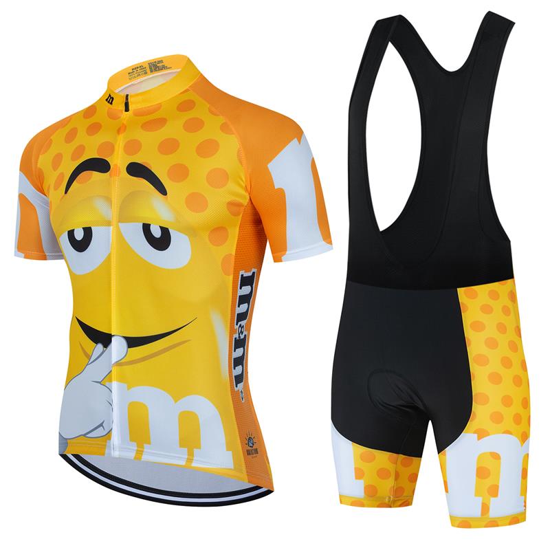 Summer Breathable Cycling Suit Set 2026 Cartoon Men's Cycling Jersey Short Sleeve Bicycle Outdoot Cycling Clothing Kit MTB Bike Wear Maillot Ciclismo