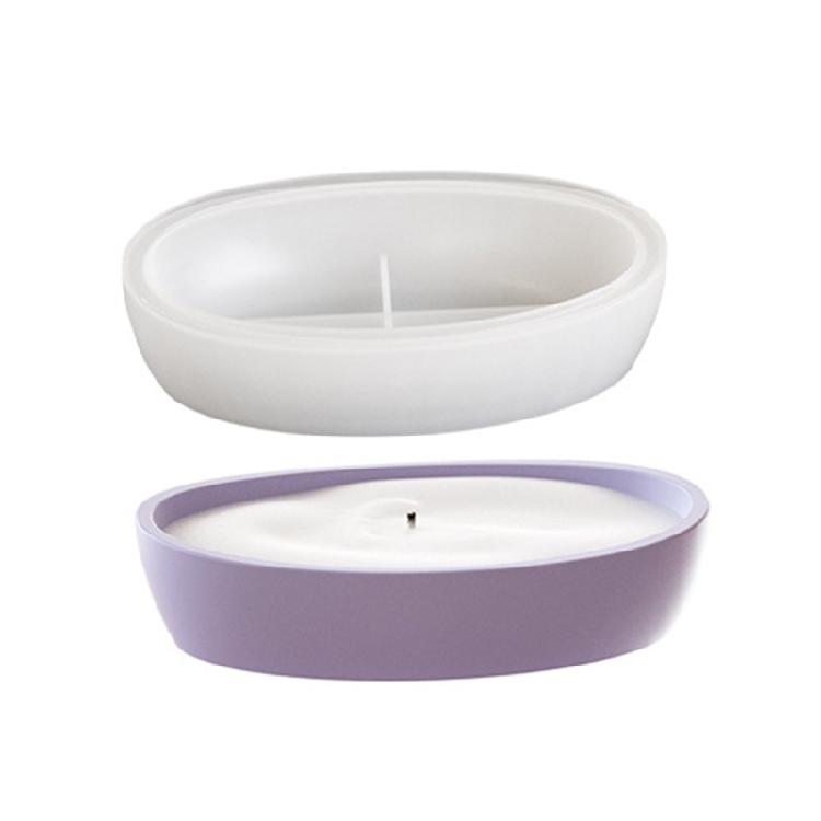 

Handmade Silicone Planter Mold Oval Boat shaped Storage Box Mould for Artists Candle Cup Making Molds Jewelry Supply S
