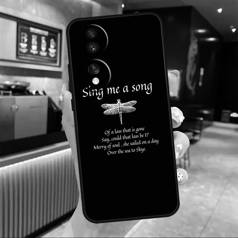 Outlander Sassenach Dragonfly For Honor Magic 6 7 8 Pro Case For Honor 90 70 50 Lite 400 200 X8c X8b X9a X9b X9c X9d Win RT