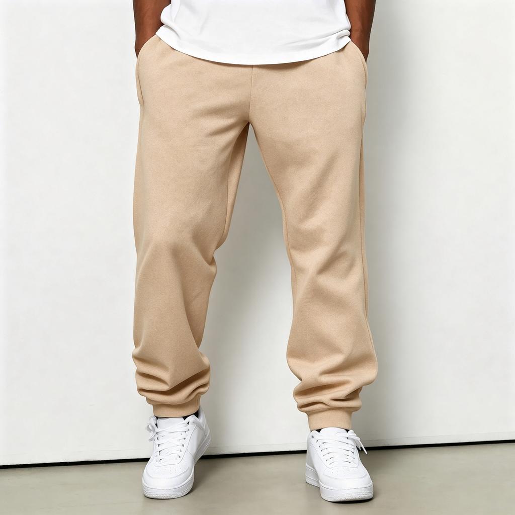 Men's Jogger Pants with Drawstring Elastic Waist