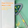 Washing Glass Ceiling Car Wash Cleaning Squeegee Kitchen Wall Flat Mop Windows Telescopic Wiper Brush With Chenille Triangle Mop