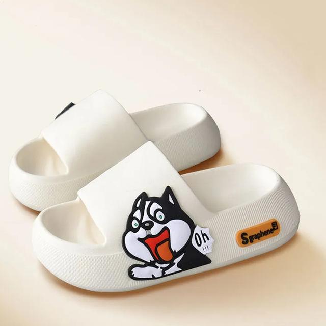 5cm Dicke Sohle Damen Hausschuhe Niedliche Prinzessinnen-Aufkleber Badezimmer Strand Indoor Sandalen Sommer Neu Paar Pantoletten Coole Schuhe