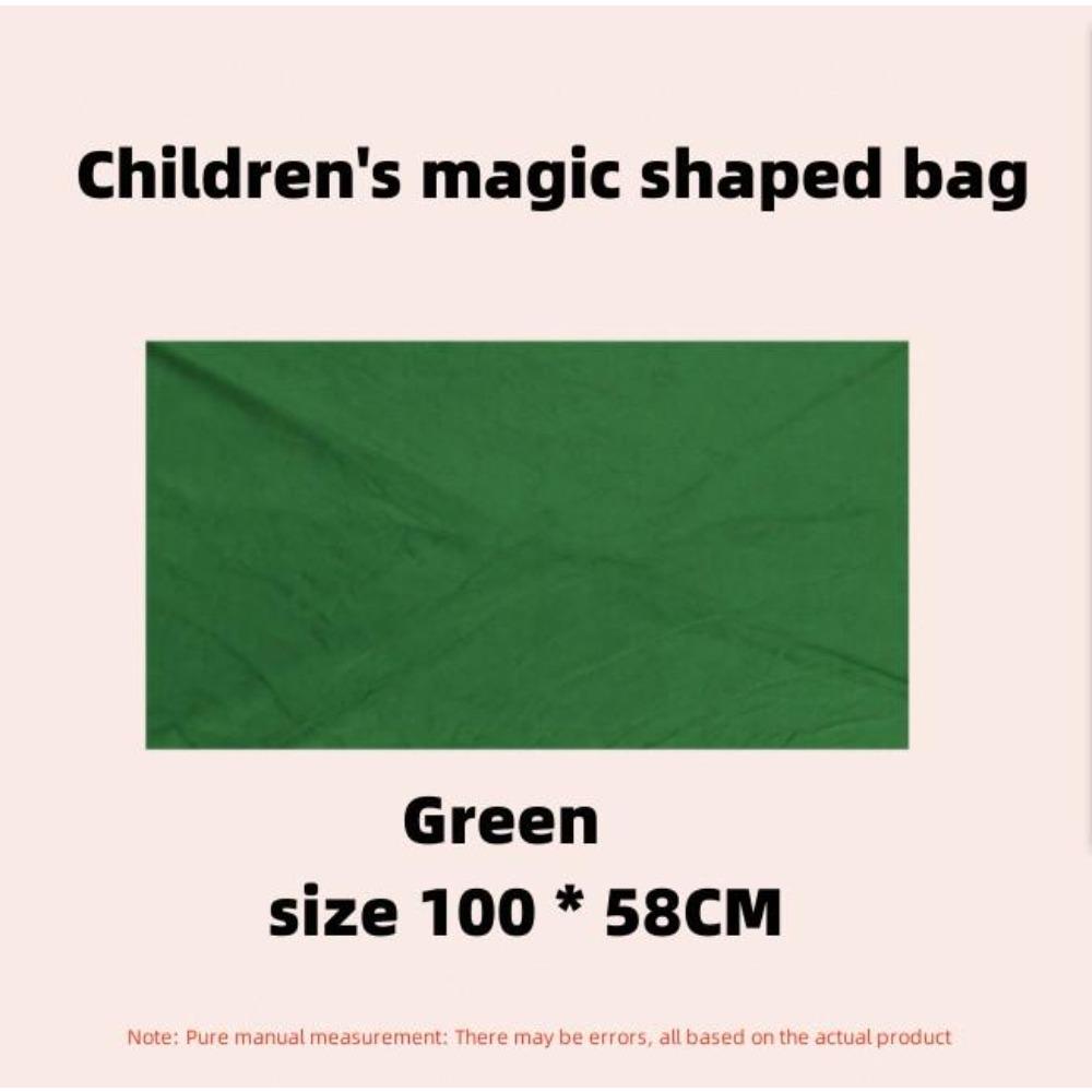 Sensory Sack Medium Body Sock Calming Therapy Blanket Magic Bag Kindergarten Sports Game Clothing Sensory Training Toy зелёный