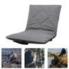 Foldable St Cushion, Portable Camping Outdoor Chair Cushion with Backrest, Sturdy Metal Frame and Shoulder Straps, Comfortable Sting for Hi