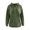 Men's Solid-color Pocket Button Long-sleeved Daily Casual Sweatshirt