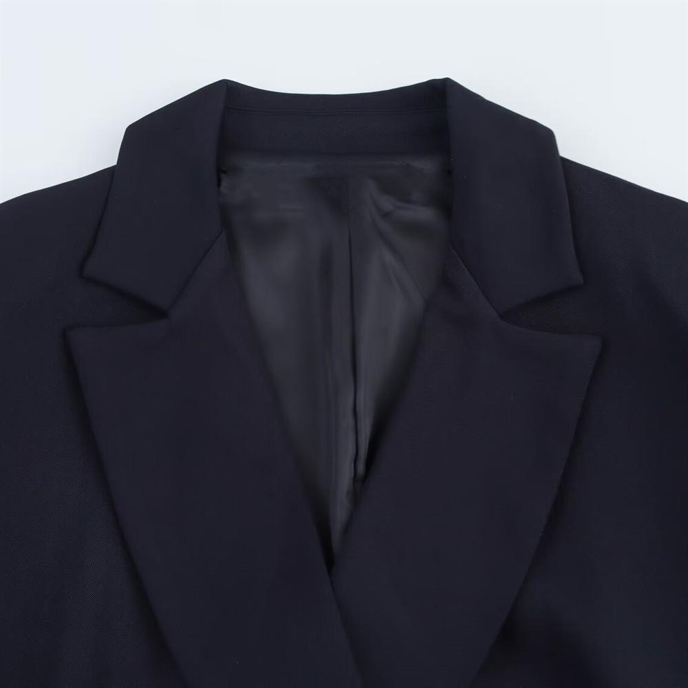 Women's Spring/Summer 2025 Casual Double-Breasted Suit Jacket