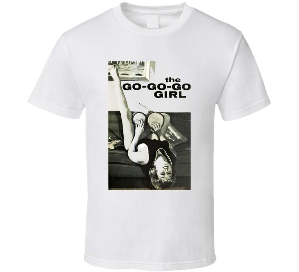 Go Go Girl Retro T-shirt Vintage Tee 50s 60s Beatnik Beat Generation