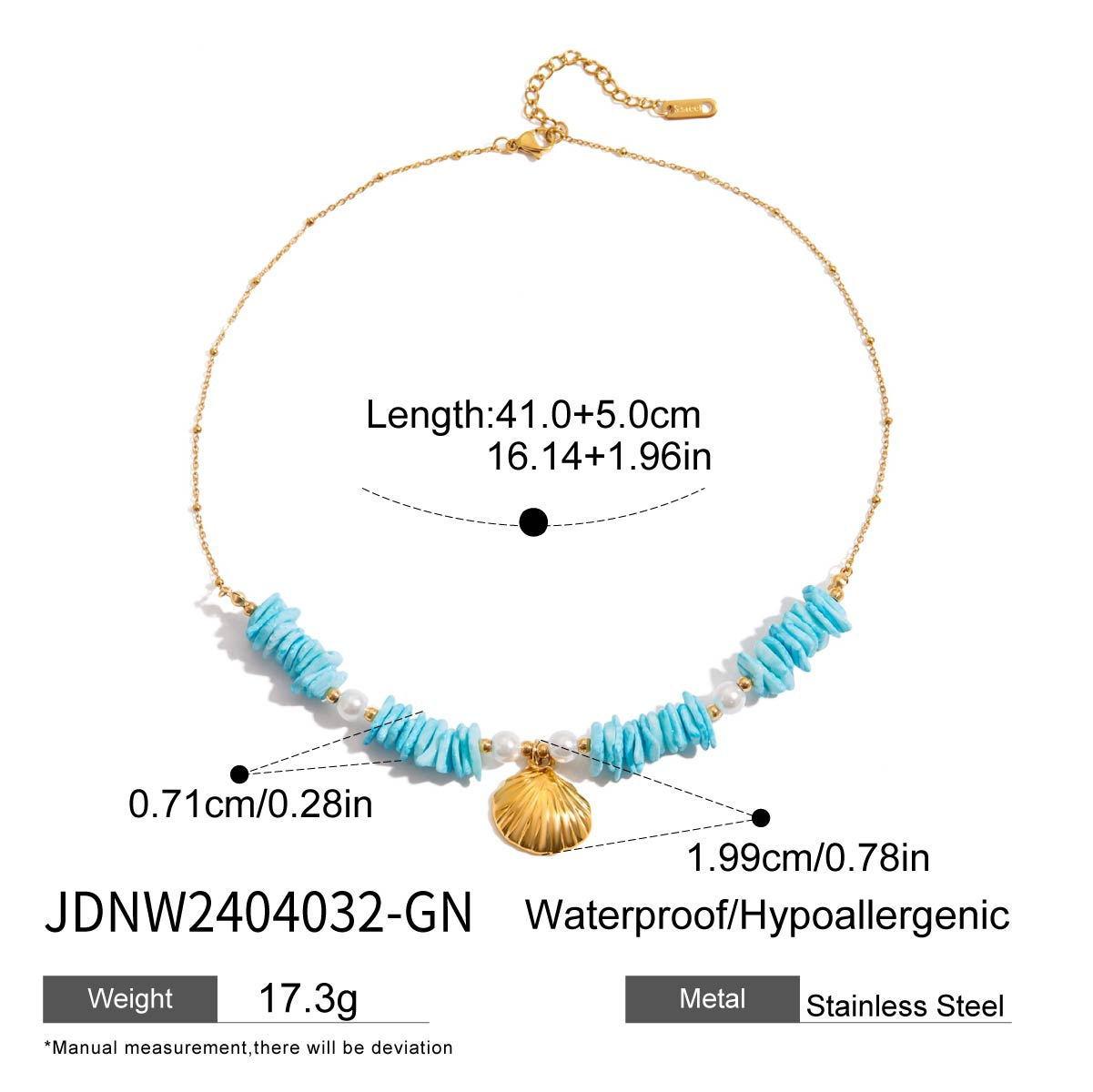 JYL TS Bracelet  Ocean Shell Starfish Symbolizes Adventure & Abundance JDNW2404032-GN нло зеленый