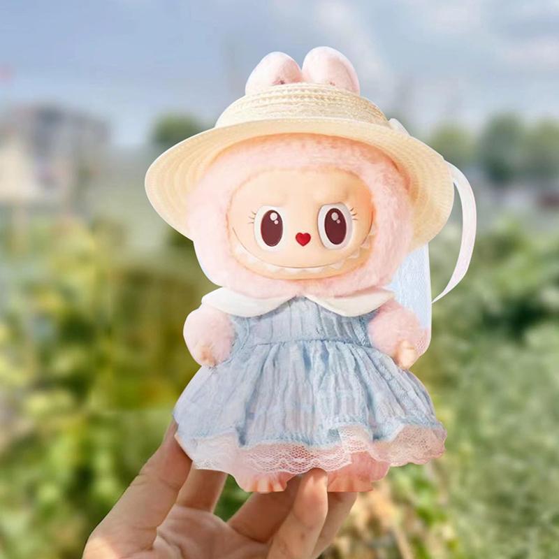 Labubu Plush Doll Keychain Blind Box Figures Design Box Toys For Modern Home Decor Gifts Doll Model Toy Cute Monster