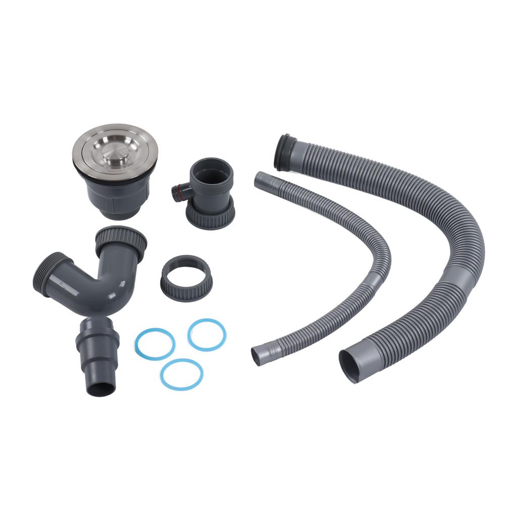 Kitchen Sink Strainer Drain Hose Single Sink Drain Set Kitchen Drain Fittings Appliances